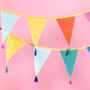 Colourful Fabric Bunting, thumbnail 2 of 2
