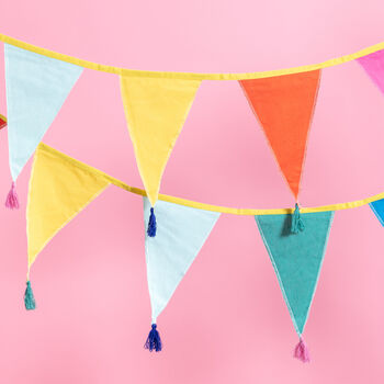Colourful Fabric Bunting, 2 of 2