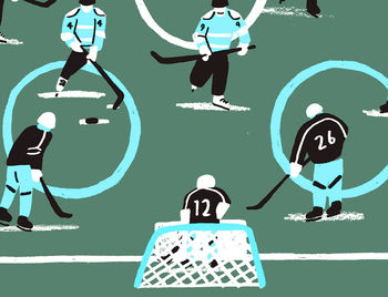 Personalised Ice Hockey Illustrated Print, 4 of 4