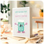 Greatest Creation Cute Funny Happy Birthday Mum Card Monster For Mum Mummy Mother From Son Daughter Child, thumbnail 4 of 4