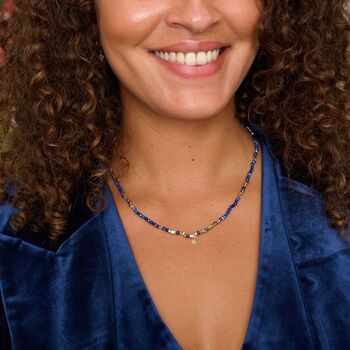 Yolanda Necklace And Una Bracelet Kyanite Set, 2 of 8