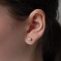 Smooth Statement Stud Earrings, thumbnail 2 of 6