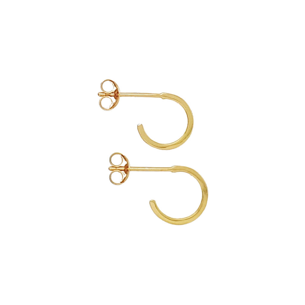 Hoop Post Earrings By Gabi Wolf Jewellery | notonthehighstreet.com