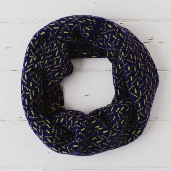 Lambswool Scatter Knitted Cowl, 9 of 12