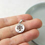 Sterling Silver Family Tree Of Life Engraved Necklace, thumbnail 4 of 10