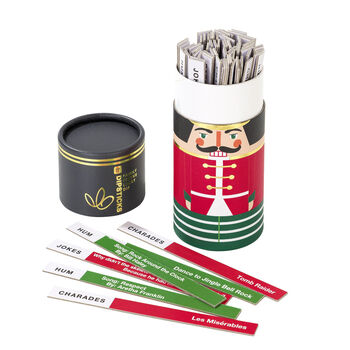 Festive Botanical Nutcracker Mini Dipsticks Christmas Game, 3 of 3