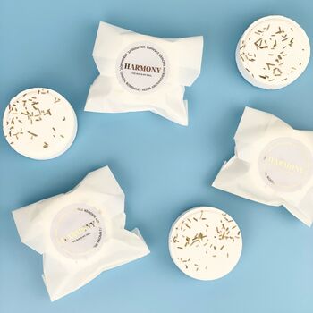 Harmony Aromatherapy Shower Steamer Grapefruit, Bergamot, Rosemary, Lemon Tea Tree And Rosemary Seeds, 4 of 4