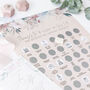 Wedding Planning Scratch Poster | Dusky Rose, thumbnail 3 of 4