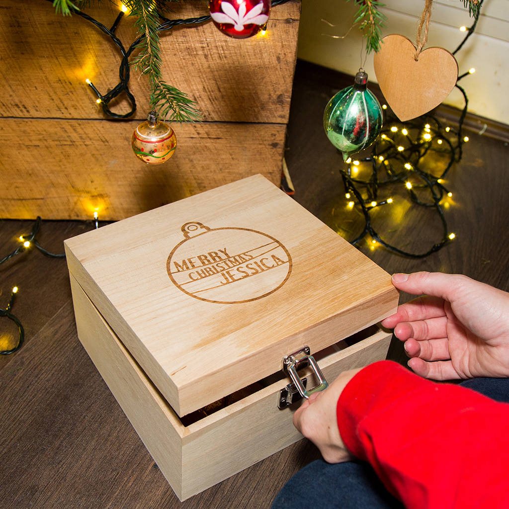 Personalised christmas eve box- printed colour Merry Christmas…Personalised Christmas Eve Box By Ellie Ellie | notonthehighstreet.com