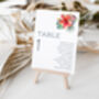 Wedding Seating Plan Cards Tropical, thumbnail 5 of 6