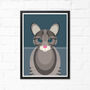 Mid Century Grey Tabby Cat Art Print, thumbnail 1 of 2