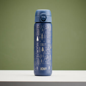 Personalised Bear And Mountains Children's School Ion8 Water Bottle, 4 of 8