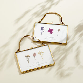 Personalised Pressed Flower Quote Frame, 2 of 6