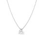 Mens Mini Gold Plated Initial With Cuban Chain Necklace, thumbnail 5 of 10
