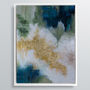 'Bella Verde' Framed Giclée Abstract Canvas Print Art, thumbnail 2 of 6