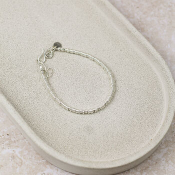 Sterling Silver Mini Rings Bracelet, 2 of 3
