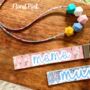 Handmade Floral Mama Wristlet Keychains | New Mum Gift, thumbnail 5 of 7