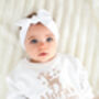 Personalised 'First Christmas' Reindeer Embroidered Sweatshirt Jumper, thumbnail 1 of 4