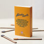 Personalised Dad And Child 'Spark Adventure' Activity Matches, thumbnail 5 of 9