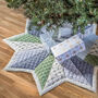 Handmade Quilted Christmas Tree Skirt, thumbnail 4 of 5