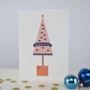 Personalised Christmas Card 'Tree', 3 of 7