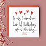 To My Friend On Her First Birthday As A Mummy Card, thumbnail 1 of 3