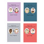 Personalised Faces Valentine Card For Couples, thumbnail 2 of 6