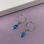 925 Sterling Silver Dreamy Sleepers Blue Opal, thumbnail 4 of 12