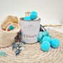 'Tropical Bath In A Tin' Personalised Vegan Gift, thumbnail 7 of 8