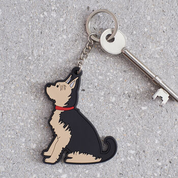 Yorkshire Terrier Key Ring Personalisation Available, 3 of 4