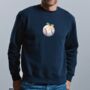 Personalised Christmas Pudding Baseball Jumper, thumbnail 2 of 8