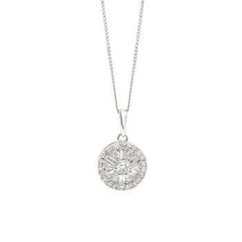 Lillie Lab Grown Diamond Pendant Necklace, 2 of 4