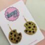 Cookie Glitter Earrings / 'One Tough Cookie' / Strength And Encouragement Gift / Gift For Bakers, thumbnail 4 of 7