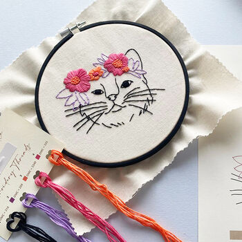 Aloha Kitty Embroidery Kit, 2 of 5