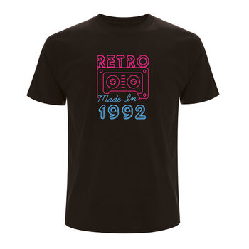Retro 30th/40th/50th/60th/70th Birthday Tshirt, 2 of 5