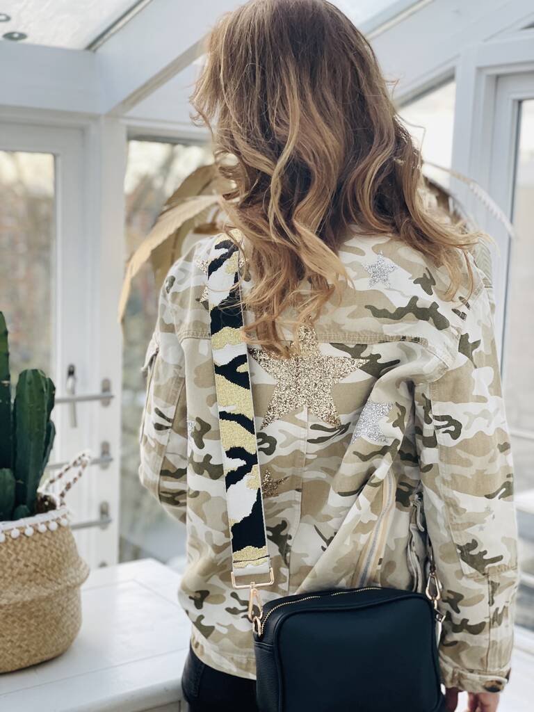 Glitter camo outlet jacket