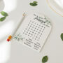 Personalised Wedding Table Games For Guests, thumbnail 8 of 12