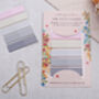Pink Transparent Sticky Page Flags Colourful Tabs, thumbnail 1 of 2