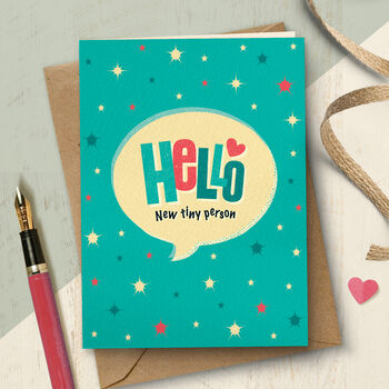 New Baby Card ‘Hello Baby Boy’, 3 of 4