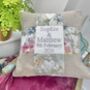 Natural Linen Commemorative Cushion, thumbnail 1 of 10