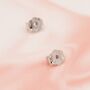 Sterling Silver Dairy Cow Stud Earrings, thumbnail 7 of 11