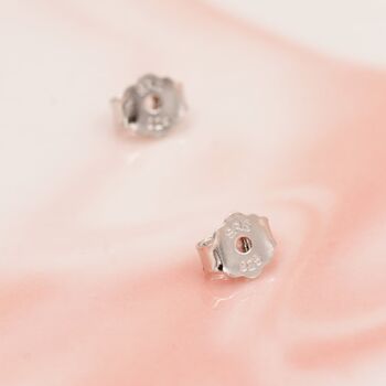 Sterling Silver Dairy Cow Stud Earrings, 7 of 11