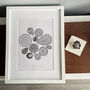 Personalised A4 Abstract Patterned Ink Drawing, thumbnail 4 of 6