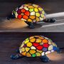 Turtle Tiffany Table Lamp, Home Decor, Animal Lighting, thumbnail 5 of 11