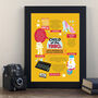 Born In The 80s 40th Birthday Gift Print, thumbnail 4 of 5