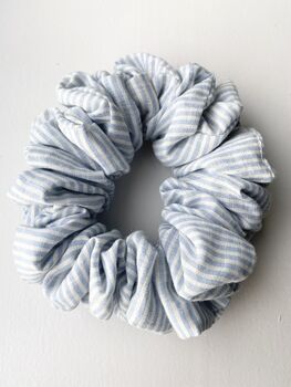 Hannah Scrunchie Blue And White, 3 of 5