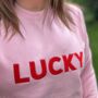 Lucky Embroidered Sweatshirt, thumbnail 4 of 4