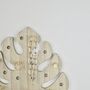 Monstera Leaf Jewellery Hanger – Peg Board, thumbnail 3 of 7