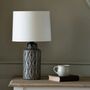 Noir Indochine Pattern Table Lamp, thumbnail 3 of 3