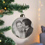 Custom Photo Christmas Glass Bauble Gift, thumbnail 5 of 5